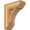 Ekena Millwork Thorton Slat Rough Sawn Bracket w/ Offset Brace, Western Red Cedar, 8"W x 20"D x 24"H BKT0806X20X24THR06RWR - alternate 1